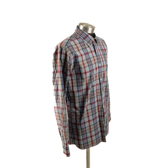 Brooks Brothers Shirt Men Large Plaid Cotton  Button Down Size Large - Picture 6 of 10